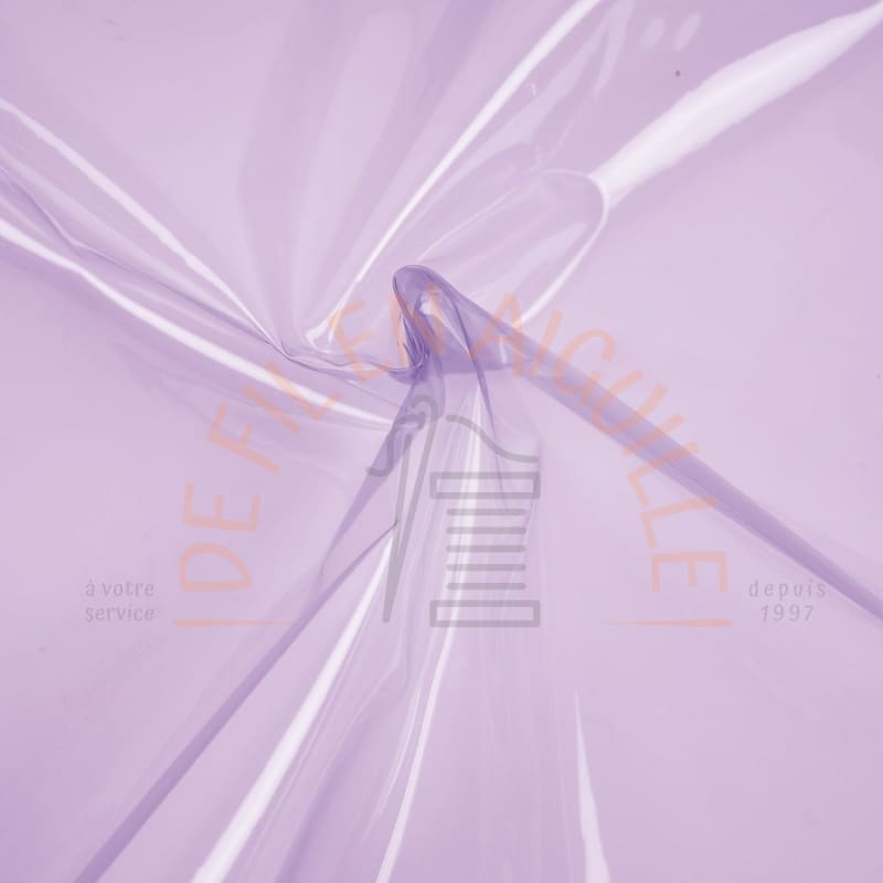 PVC transparent Katia - Lilac