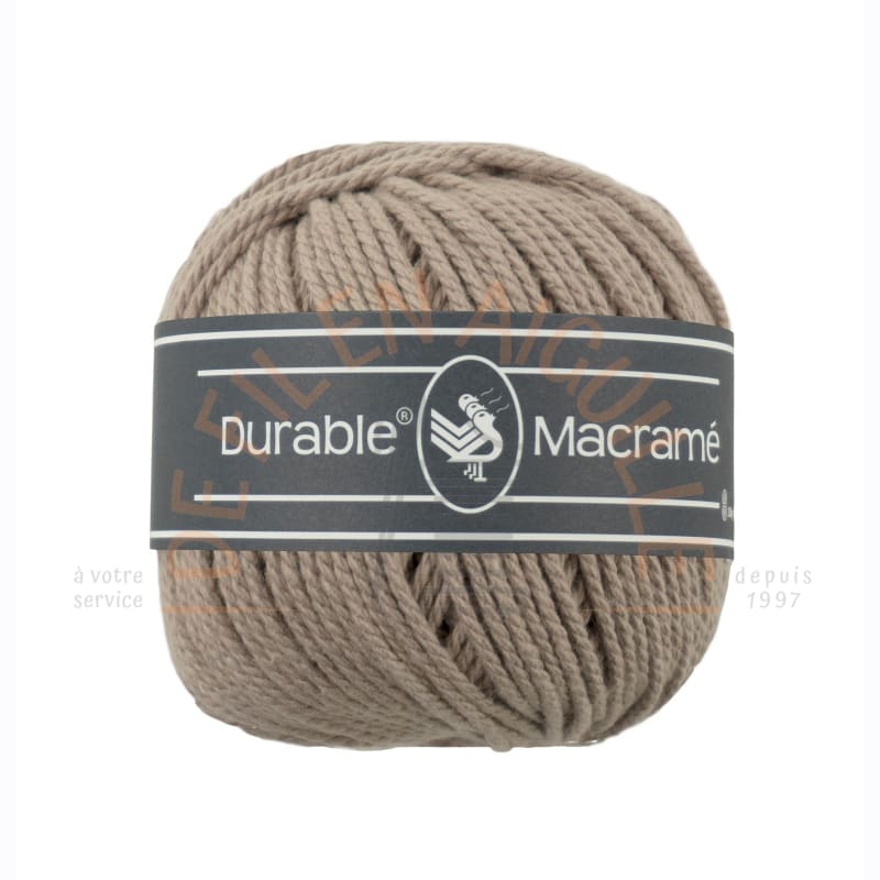 Fil macramé N°4 - Taupe clair