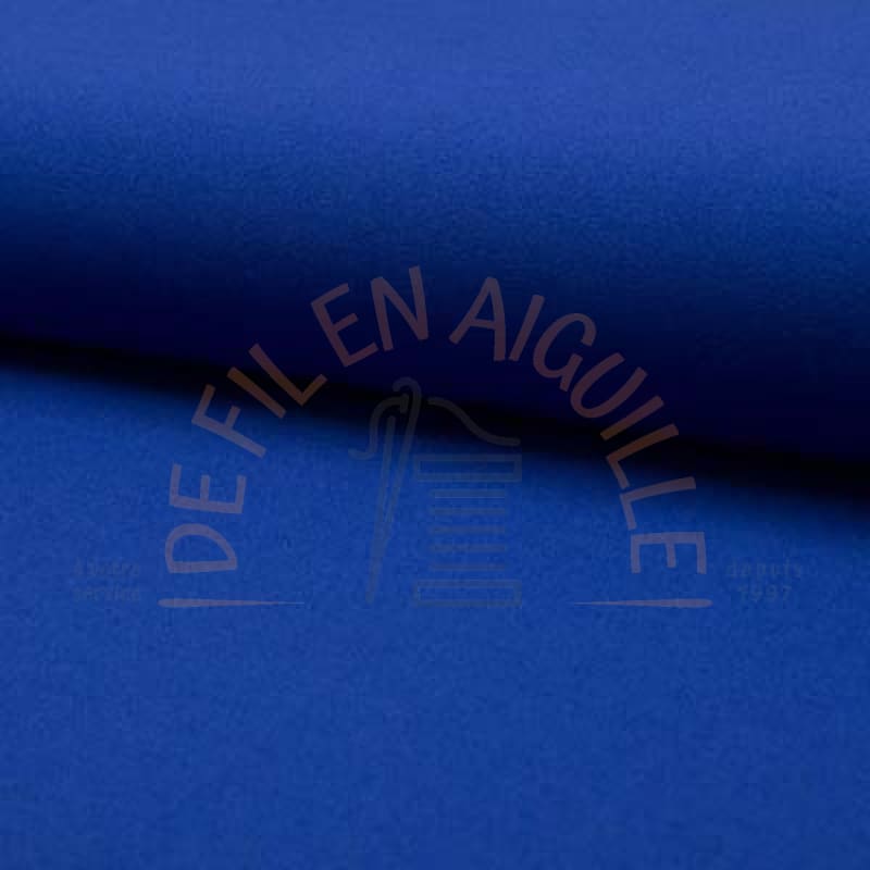 Jersey crêpe polyester - Bleu bic