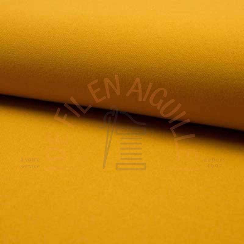 Jersey crêpe SCUBA polyester - Ocre