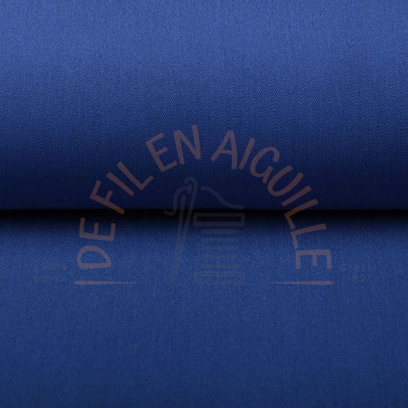 Gabardine stretch - Bleu bic