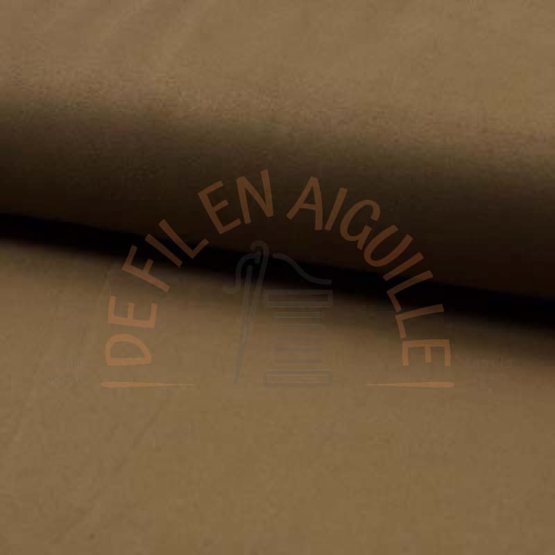 Suédine stretch polyester - Taupe